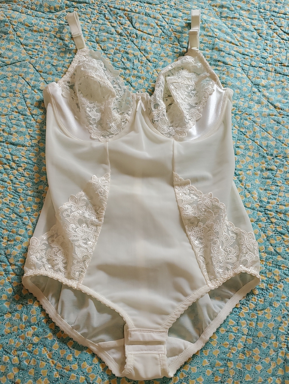 Vintage Wacoal Bodysuit 32D Or 32DD